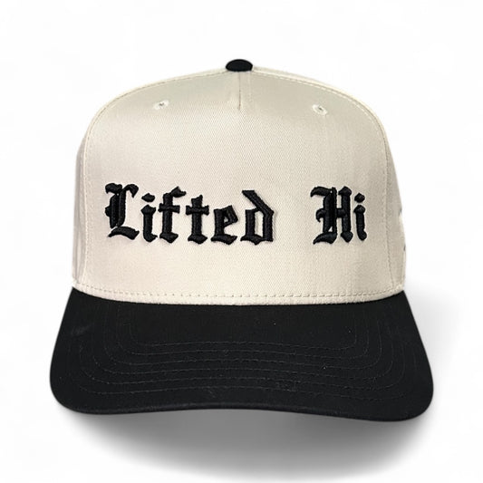 LIFTED HI SNAPBACK CREAM & BLACK