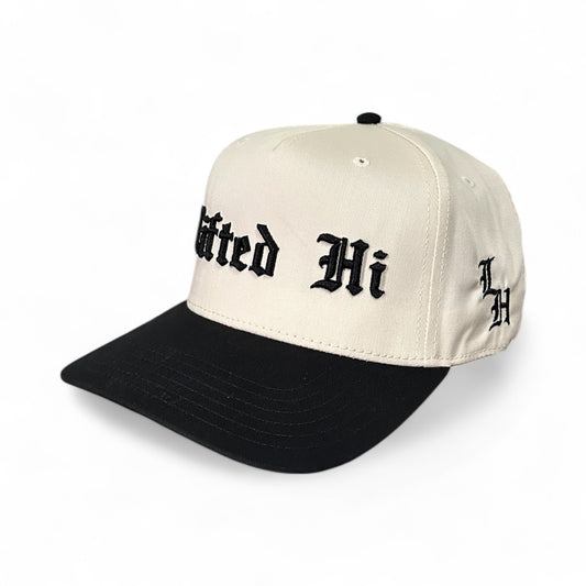 LIFTED HI SNAPBACK CREAM & BLACK