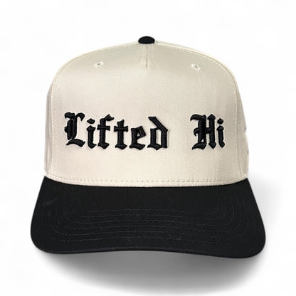 LIFTED HI SNAPBACK CREAM & BLACK