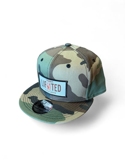 LIFTED LICENSE PLATE PATCH FLATBILL SNAPBACK HAT