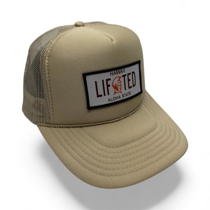 LIFTED HI LICENSE PLATE TRUCKER HAT
