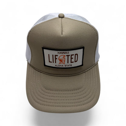 LIFTED HI LICENSE PLATE TRUCKER HAT