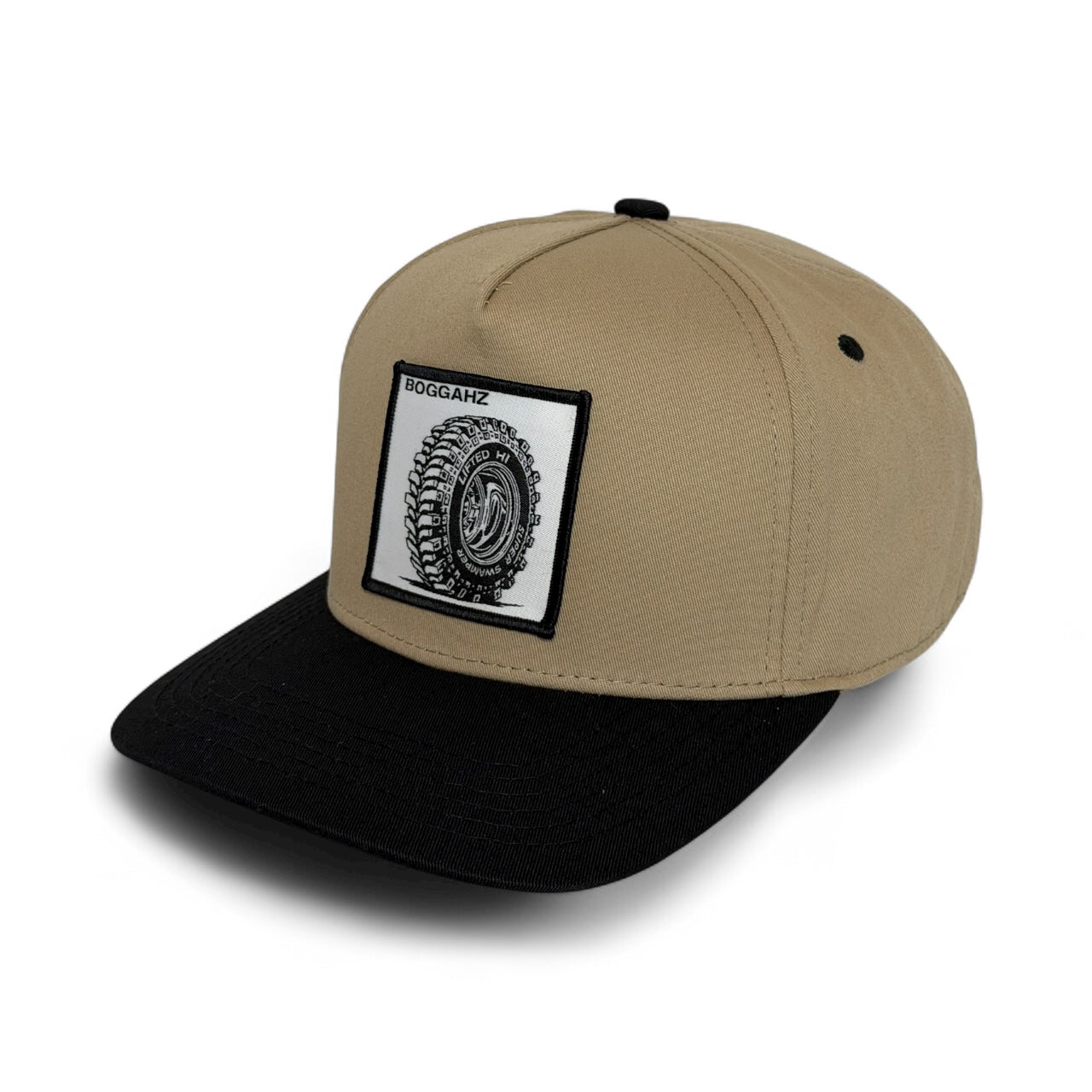 BOGGAHZ SNAPBACK KHAKI & BLACK